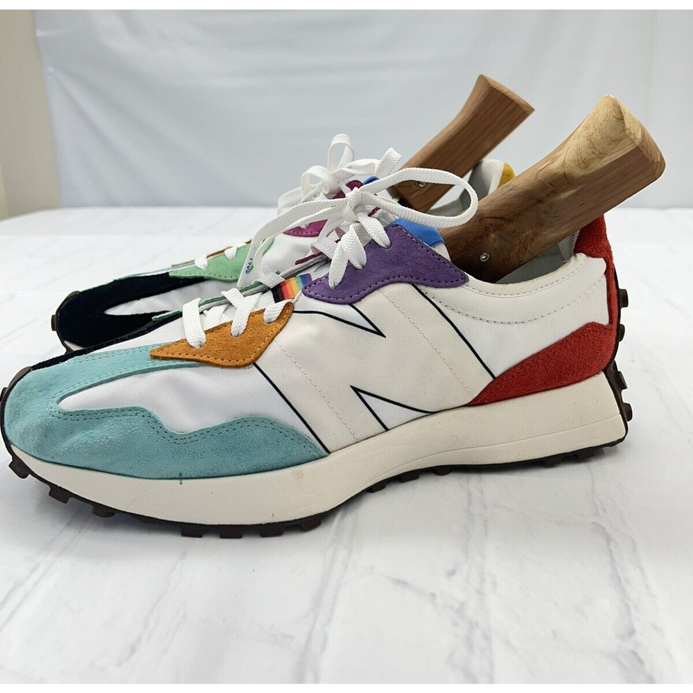 New Balance 327 Pride Shoes Sneakers Mens Size 11 Rainbow LGBTQIA+ MS327PRD